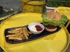 Vegan Seitan Burger  at LoviGo Vegan in Da Nang