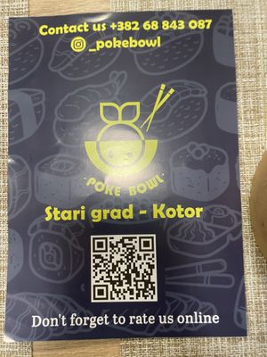 Leaflet  at Poke Bowl in Kotor