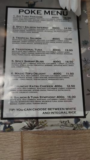  at Poke Bowl in Kotor