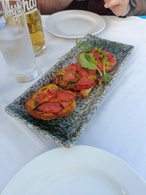 Bruscetta at Pandesia in Zakynthos