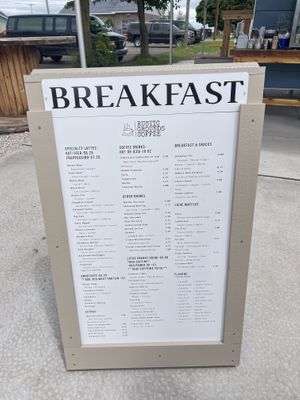 Menu  at Rustic Grounds Coffee  in Munising