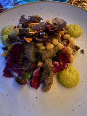Phenomenal Salad - so tasty and healthy ! at La Cena di Pitagora in Ponte Nizza