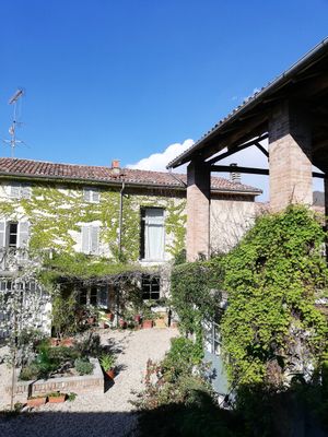Il cortile at La Cena di Pitagora in Ponte Nizza