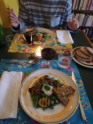 La prima portata del menù at La Cena di Pitagora in Ponte Nizza