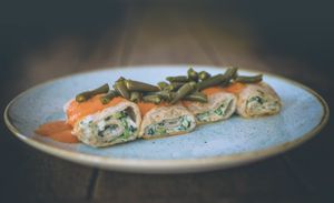 Crespelle at La Cena di Pitagora in Ponte Nizza