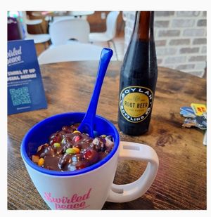 Reusable mug! at Swirled Peace in Dallas