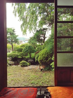 נוף לחצר at Traditional Japanese House NAKAMURA - 古民家なかむら  in Fujikawaguchiko