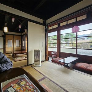 interesting layout- really giving the traditional japanese house vibe at Traditional Japanese House NAKAMURA - 古民家なかむら  in Fujikawaguchiko