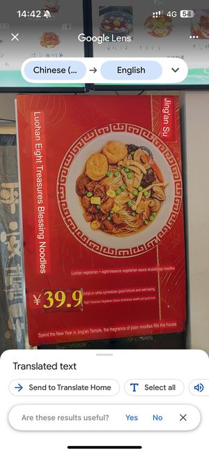   at Jing'an Vegetarian 静安素面 in Shanghai