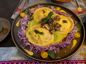 Ravioli at SU - Sapa Vegetarian Restaurant in Sapa