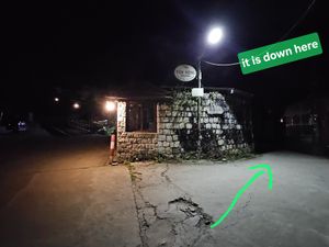 Down the right path, creepy but worth it ! at SU - Sapa Vegetarian Restaurant in Sapa