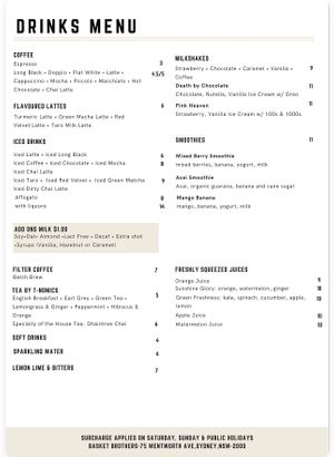   at Basket Brothers in Sydney