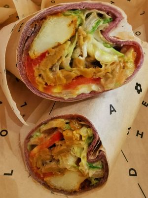 Kebab roll at Flower Burger in Pescara