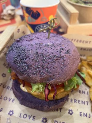 Purple hummes  at Flower Burger in Pescara