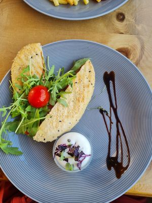 Vegan panini at Beachclub Zell am See in Zell Am See