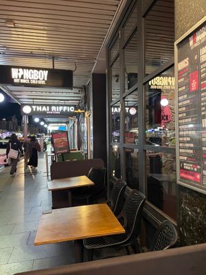 Front  at Wingboy in Newtown