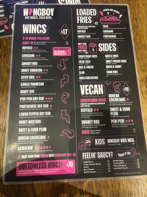   at Wingboy in Newtown