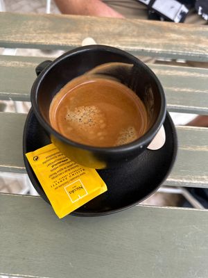 A well deserved coffee  at Rütz - Albufeira in Albufeira