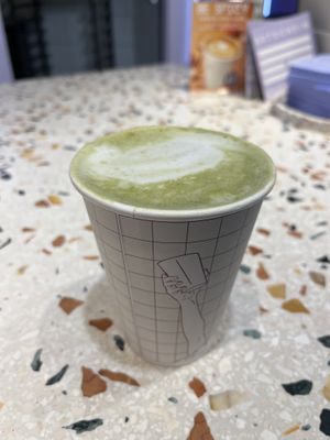 Matcha latte  at Cinnamood - Hanauer Str in Munich