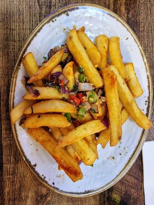 Salt and pepper chips at Cafe Soya in Birmingham