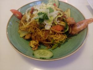 Spicy Singapore Vermicelli at Cafe Soya in Birmingham
