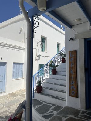   at Lefkiano Restaurant in Lefkes