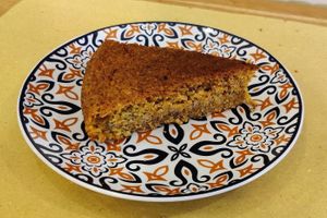 carrot cake at Malerba in Bologna