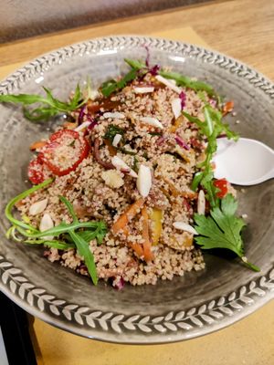 Cous cous speziato at Malerba in Bologna