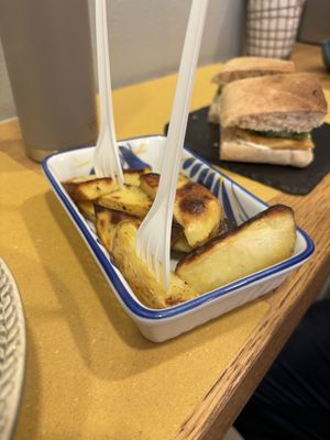 Potatoes  at Malerba in Bologna