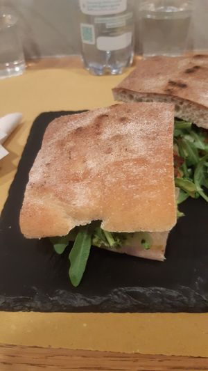 Foccaccia at Malerba in Bologna