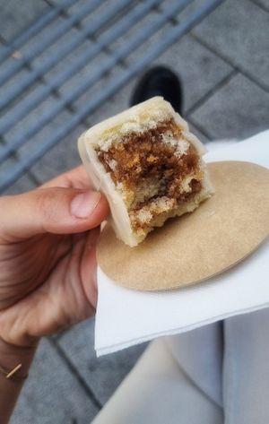 Amarettokrapfen at Moriz - Zuckerbäckerei & Manufaktur in Vienna