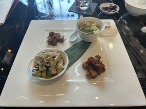 Vegan set menu  at Family Li Imperial Cuisine in Taipei