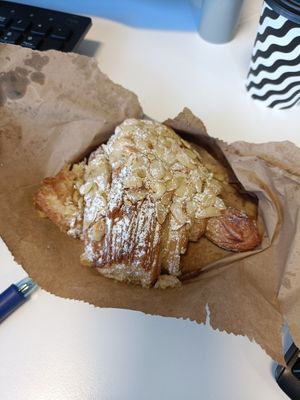 Almond croissant at ROCO in Bristol