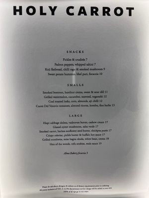  at Holy Carrot in West London