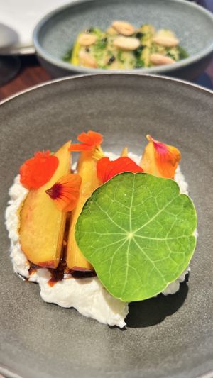 Peach straciatella   at Holy Carrot in West London