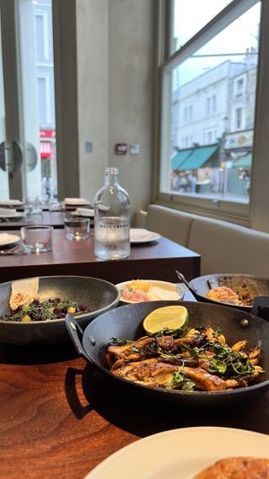 Beetroot oyster mushroom bread   at Holy Carrot in West London