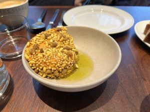 Sweet potato hummuss  at Holy Carrot in West London