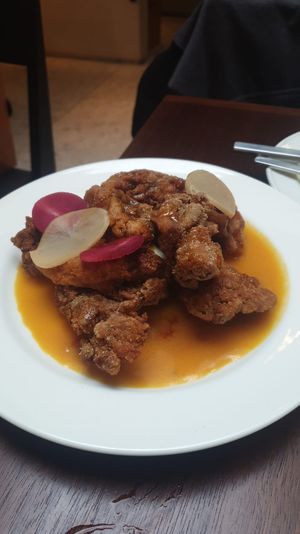 Mushroom wings, delicious and gluten free  at Holy Carrot in West London