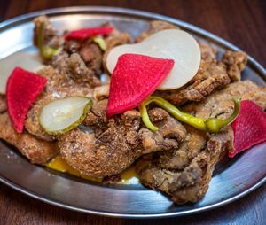 Crispy mushroom wings  at Holy Carrot in West London