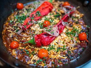 Shakshouka  at Holy Carrot in West London