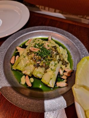 Leek starter at Holy Carrot in West London