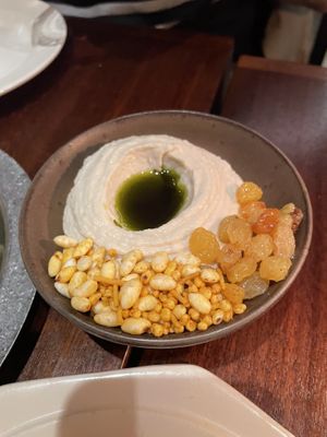 White bean dip  at Holy Carrot in West London