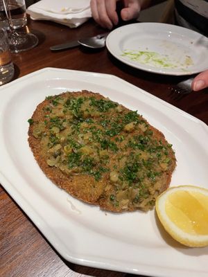 Artichoke schnitzels  at Holy Carrot in West London