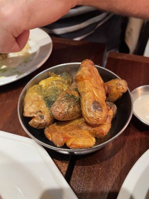 Crispy Pink Fir potatoes  at Holy Carrot in West London