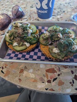 harvest moon at Flour Moon Bagels in New Orleans