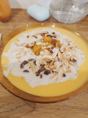 Overnight oats at Morridge in Birmingham