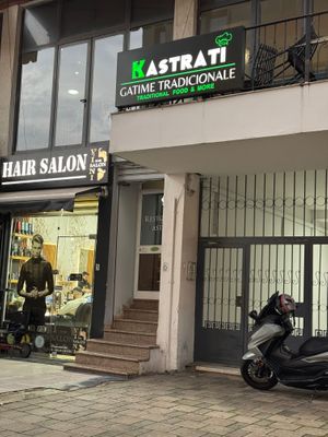 Entrance up stair at Kastrati in Tirana