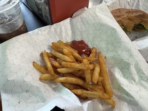 Fries were awesome   at Romeo's in Asheville
