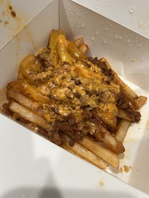 Loaded Fries 🧀🍟🌭  at Romeo's in Asheville