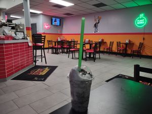 I got this Oreo vegan milk shake. It was great. at Romeo's in Asheville